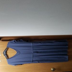 Torrid mid length blue dress